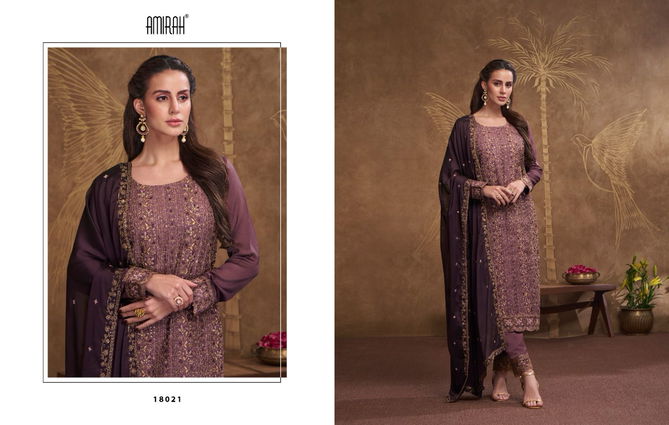 Elaina Vol 2 By Amirah Silk Embroidered Wedding Wear Salwar Kameez Wholesale Price In Surat
